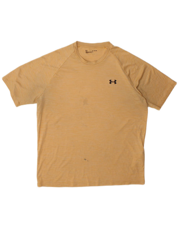 Under Armour Herren T-Shirt Top XL Gelb Polyester