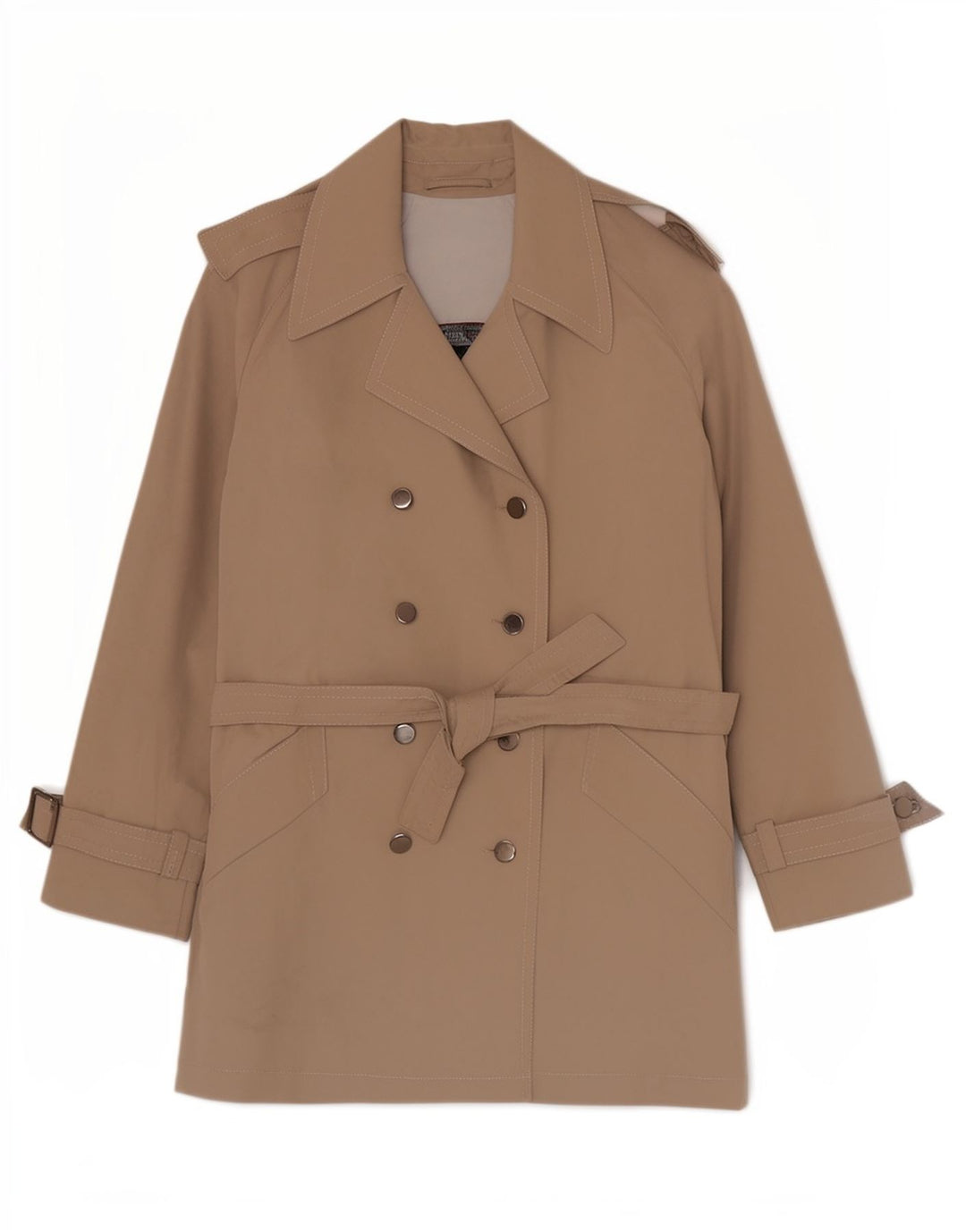 Vintage Damen Trenchcoat IT 44 Medium Beige