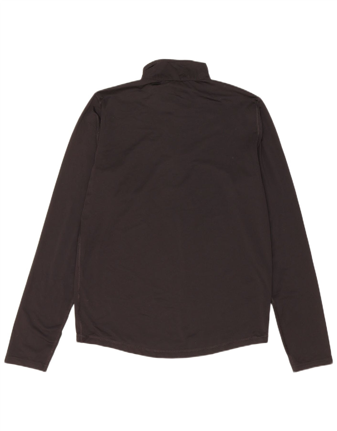 CHAMPION Herren-Pullover-Trainingsanzugoberteil mit Reißverschluss am Hals, Größe S, Schwarz