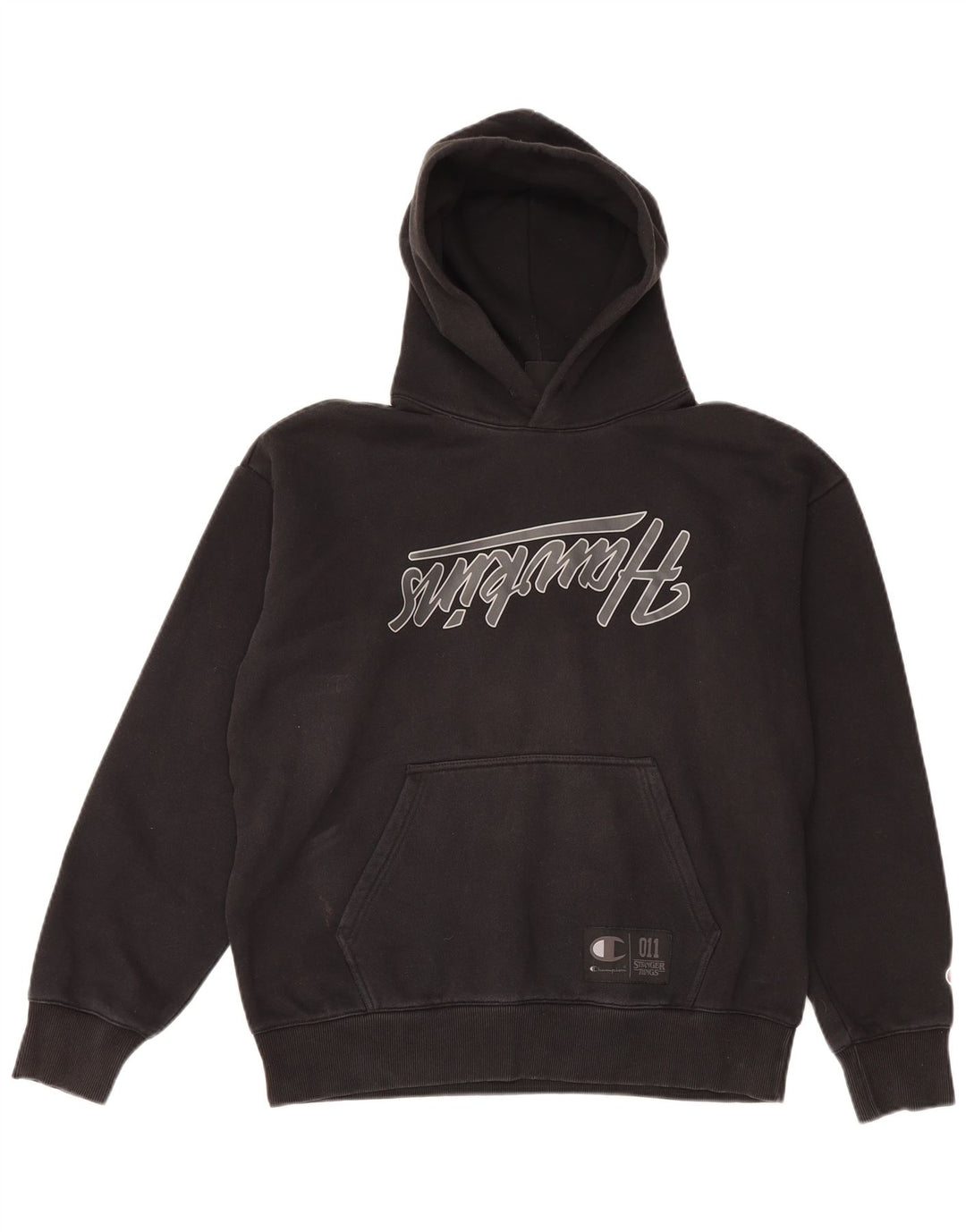 Champion Herren-Kapuzenpullover mit Grafik, Größe L, Schwarz