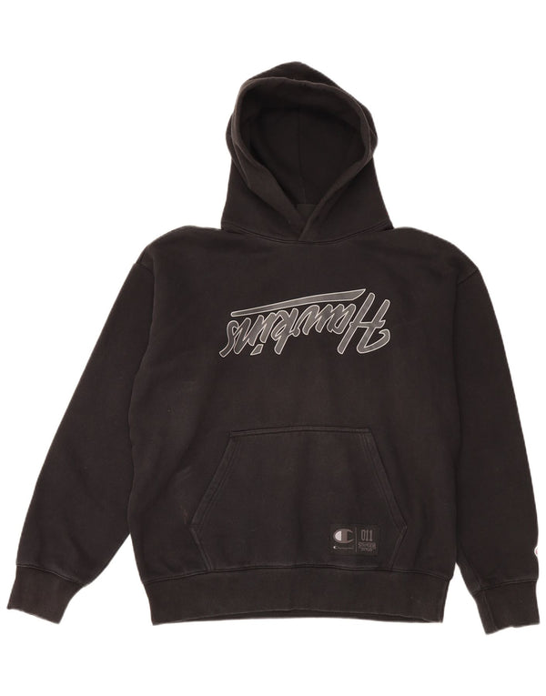 Champion Herren-Kapuzenpullover mit Grafik, Größe L, Schwarz