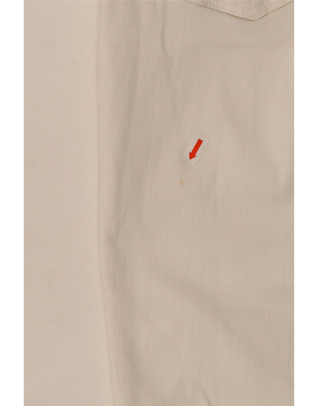 Tommy Hilfiger Damen-Cropped-Jeans, W28, L25, weiße Baumwolle