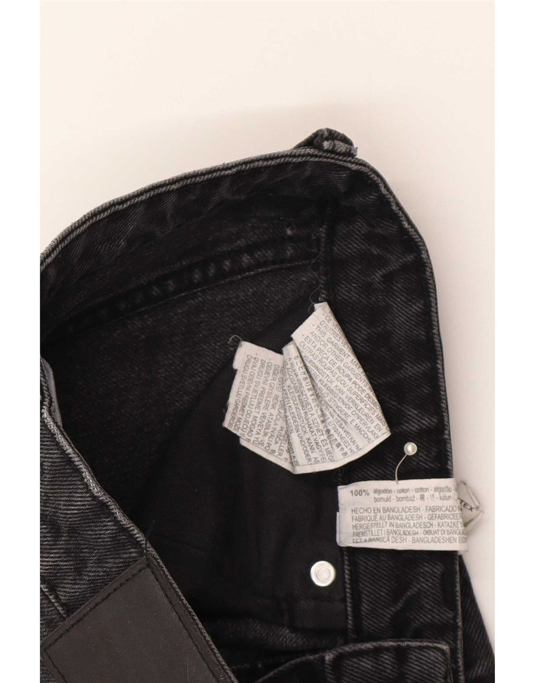 Zara Damen Straight Jeans EU 38 Small W28 L25 Graue Baumwolle