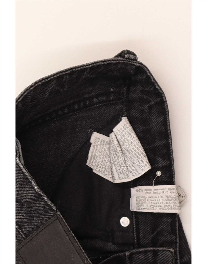 Zara Damen Straight Jeans EU 38 Small W28 L25 Graue Baumwolle