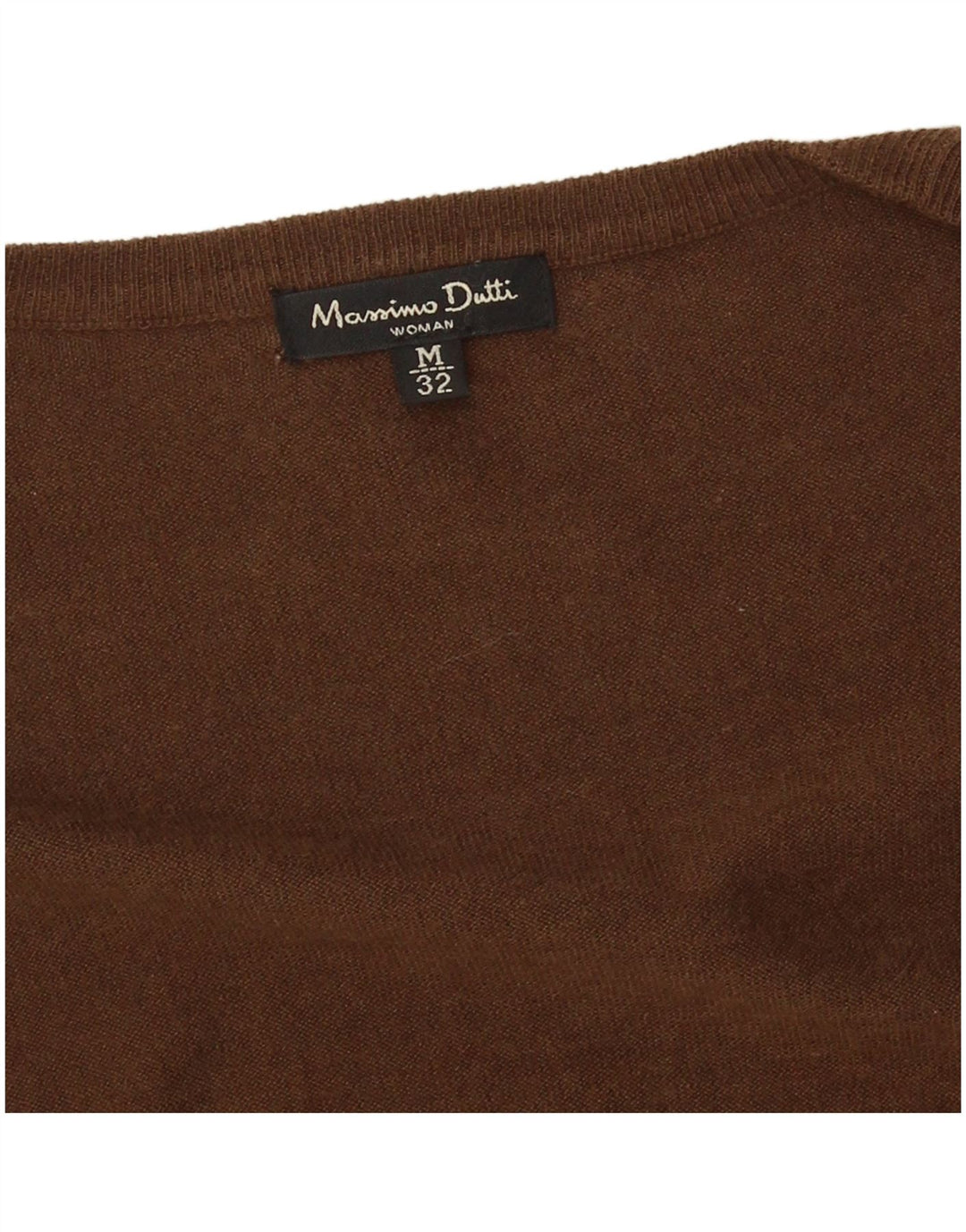 Massimo Dutti Damen Strickjacke UK 12 Mittelbraun