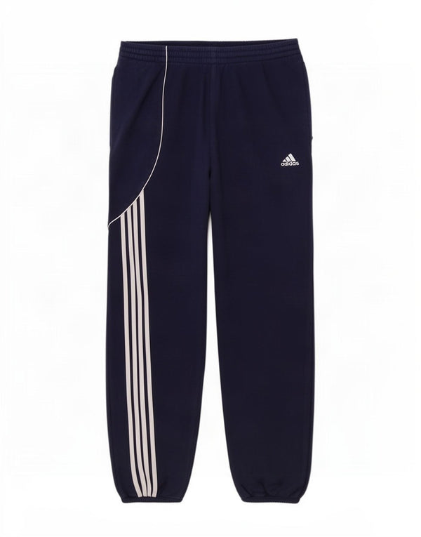 Adidas Herren Trainingshose Jogger UK 42/44 Große marineblaue Baumwolle