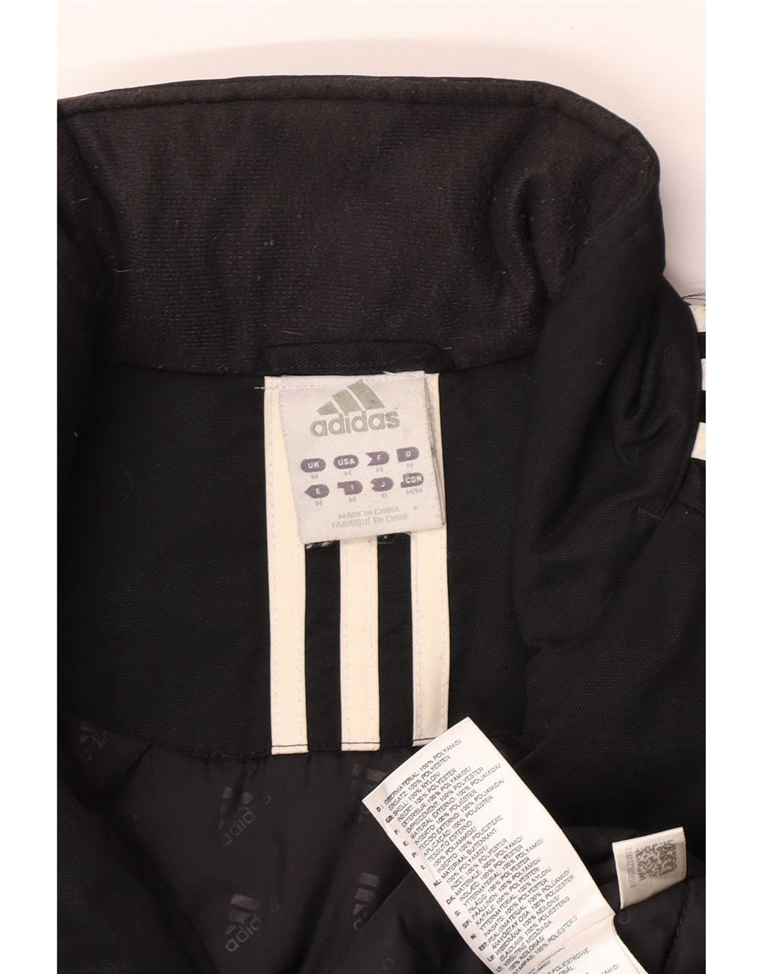 Adidas Herren Windjacke UK 38 Medium Schwarz Polyamid