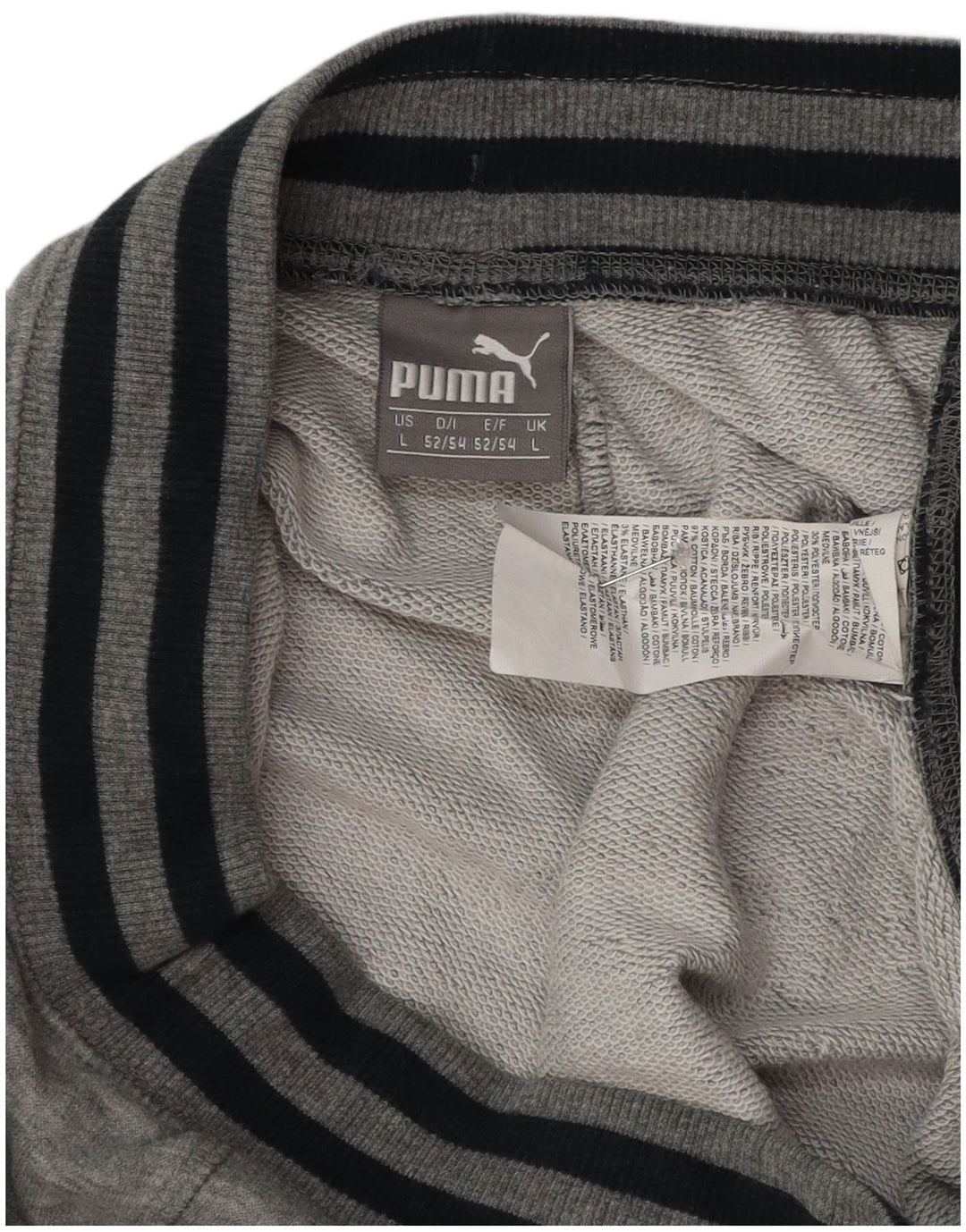 Puma Herren Graphic Sport Shorts Große graue Baumwolle