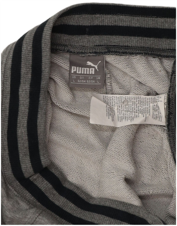 Puma Herren Graphic Sport Shorts Große graue Baumwolle