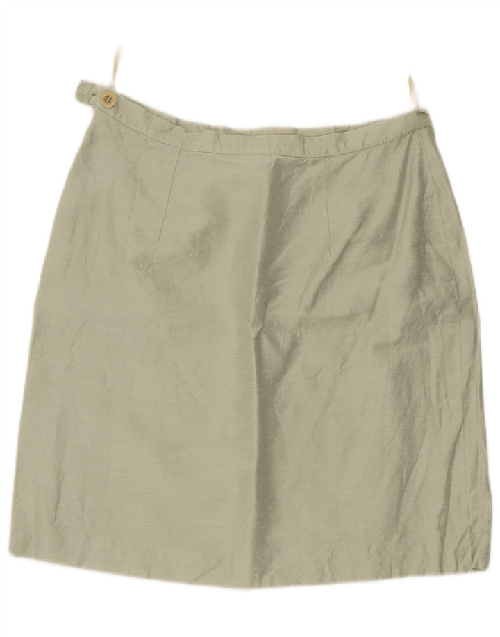 Max & Co. Damen 2-teiliges Rockset IT 42 Medium W30 Grünes Leinen