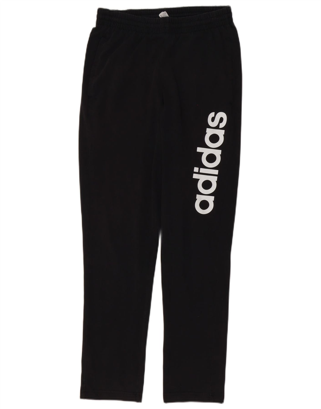 Adidas Herren-Trainingshose mit Grafik, Größe S, schwarze Baumwolle