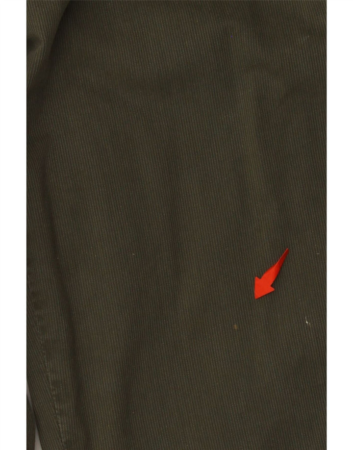 MURPHY & NYE Gerade Damen-Cordhose W28 L23 Khaki Baumwolle