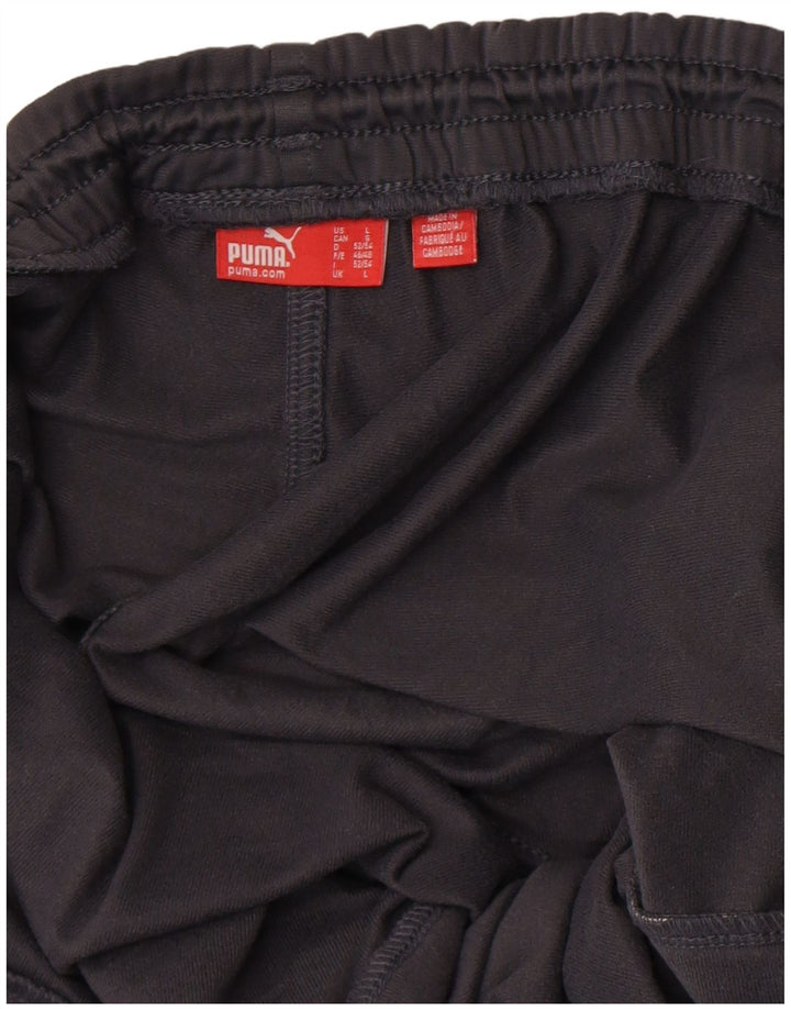 PUMA Herren-Trainingshose, Größe L, Grau