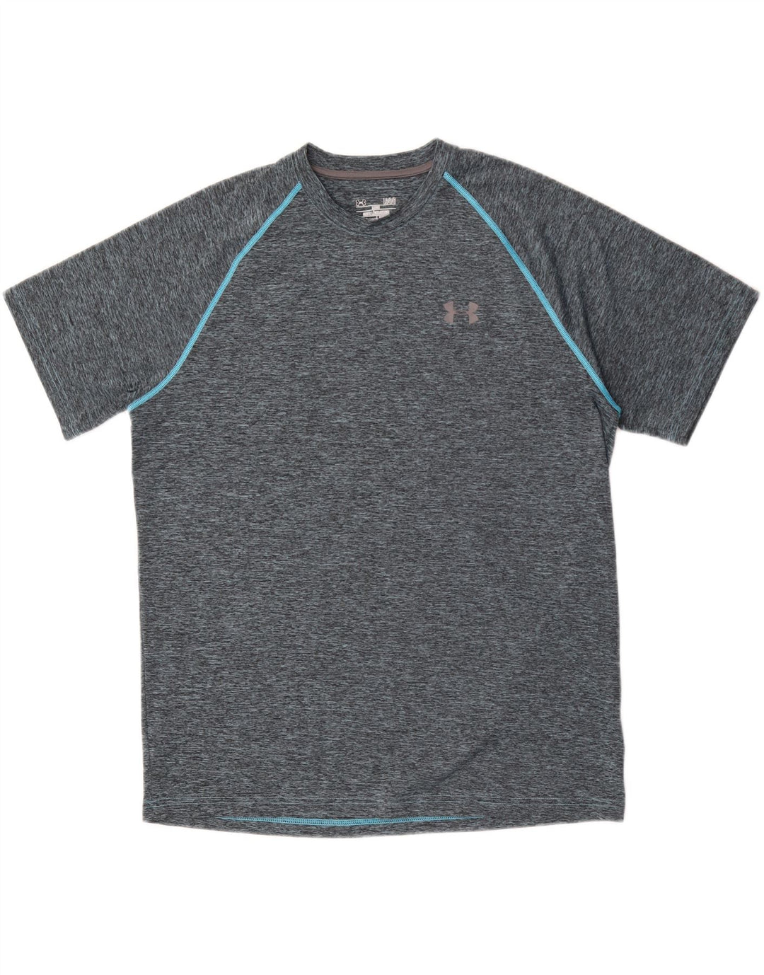 Under Armour Herren Heat Gear T-Shirt Top Large Grau