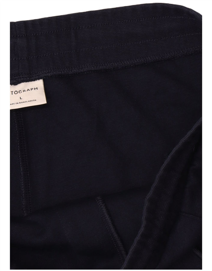 Autograph Herren-Trainingshose, Größe L, Marineblau, Polyester