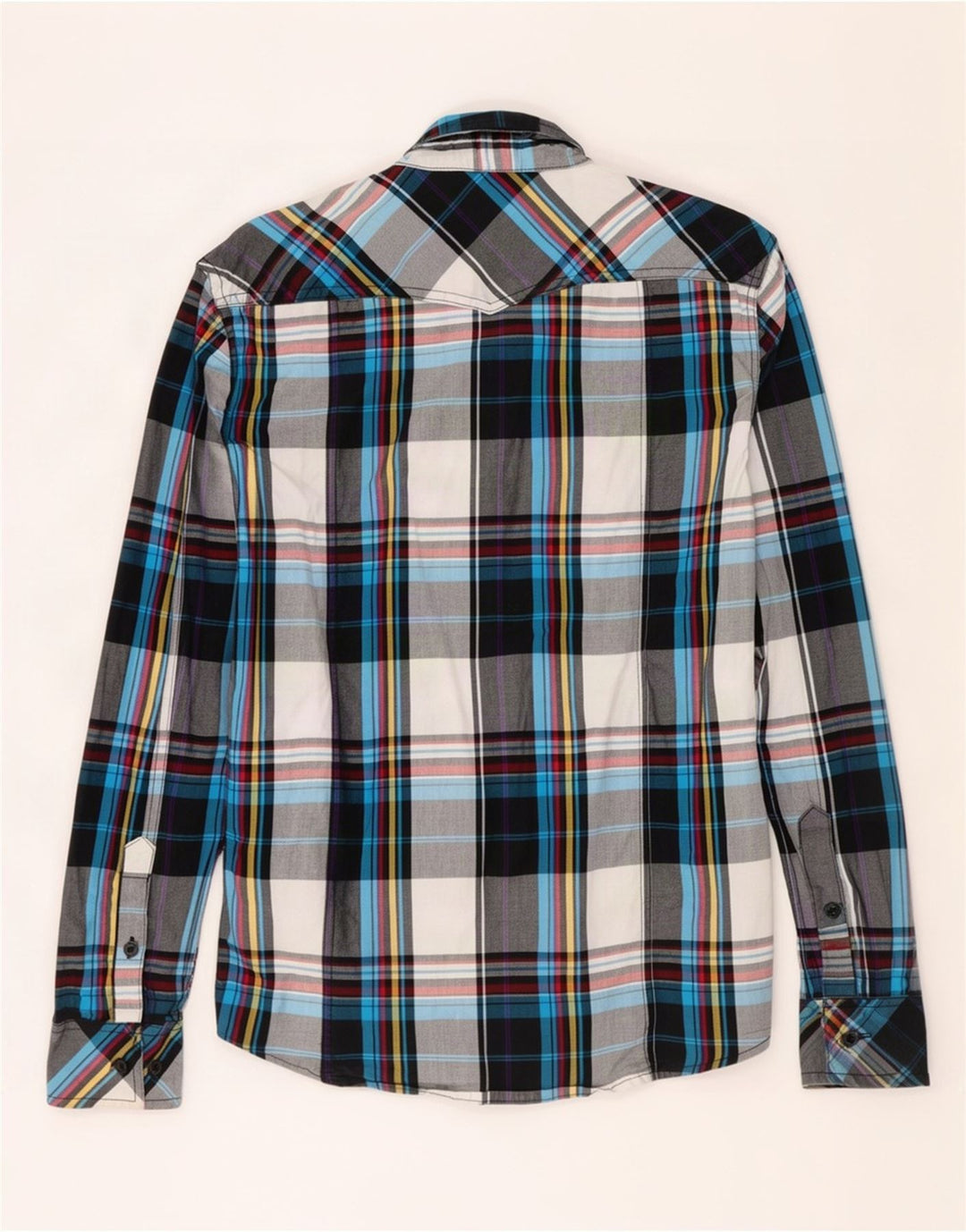 Jack & Jones Herren-Militärhemd, mittelgroß, mehrfarbig, kariert, Baumwolle