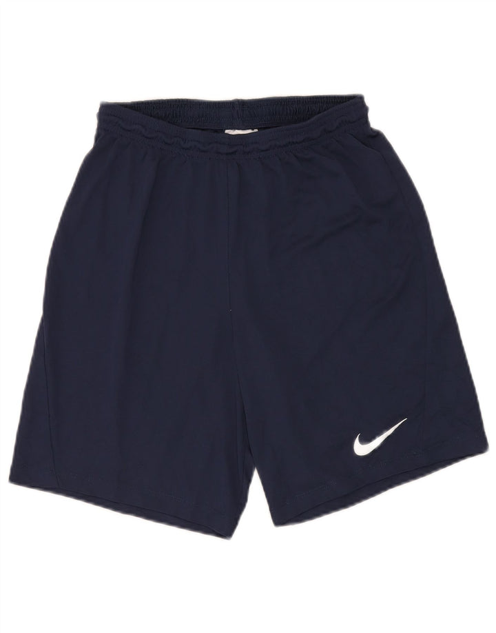 Nike Herren-Sportshorts, mittelgroß, Marineblau, Polyester