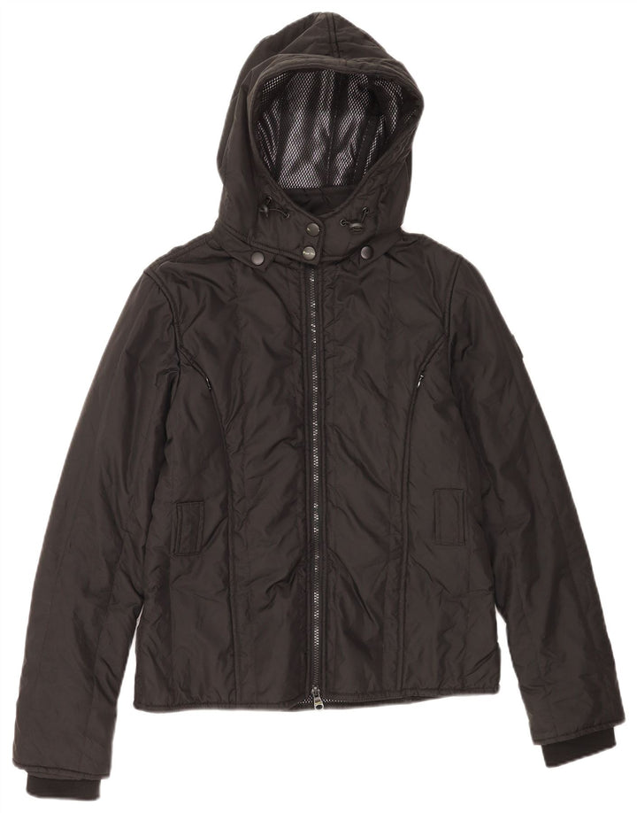 Refrigiwear Wattierte Damenjacke mit Kapuze, UK 14, Größe L, Schwarz, Polyamid