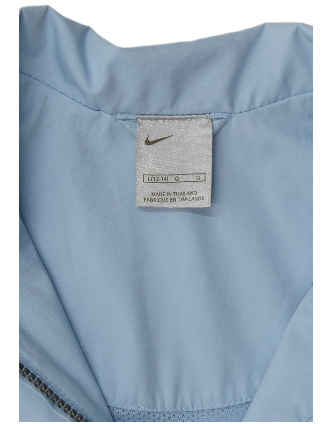 Nike Damen-Trainingsanzug-Topjacke in Übergröße, US 12/14, Größe L, blau, Polyester