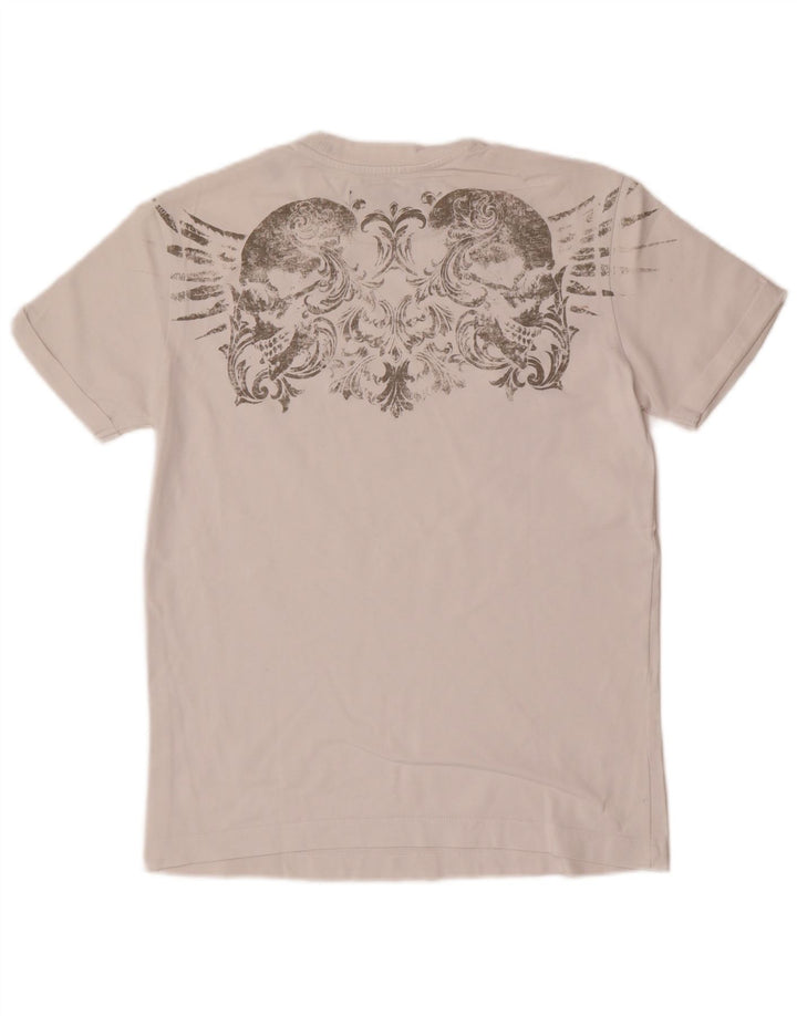 Replay Herren-T-Shirt mit Grafik, Größe S, Weiß