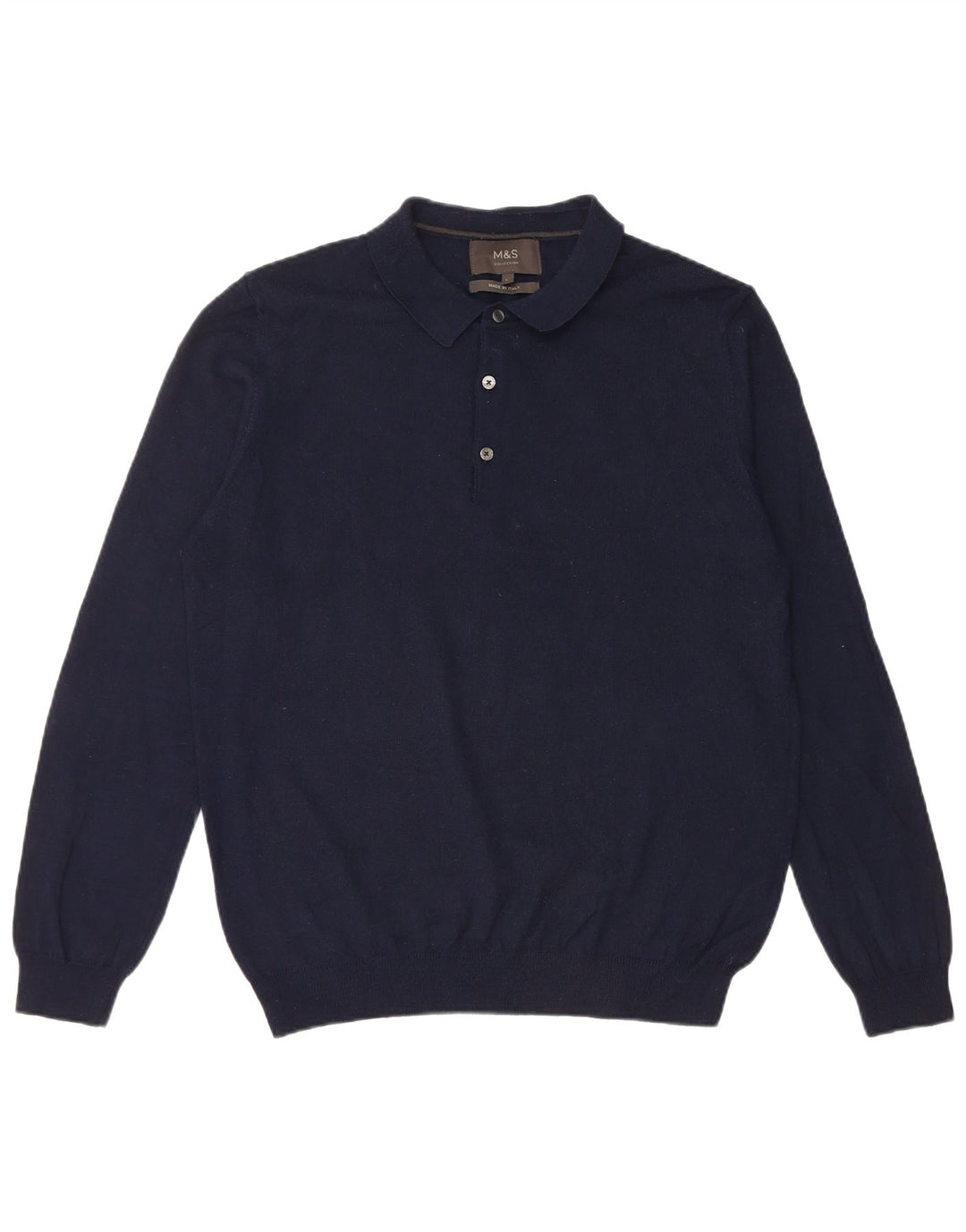 Marks & Spencer Herren-Pullover mit Rollkragen, groß, Marineblau, Acryl