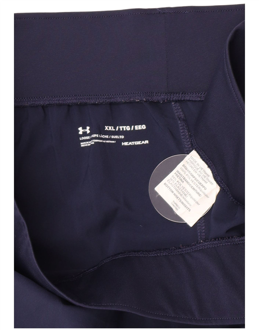 Under Armour Damen Sportshorts UK 20 2XL Marineblau Polyester