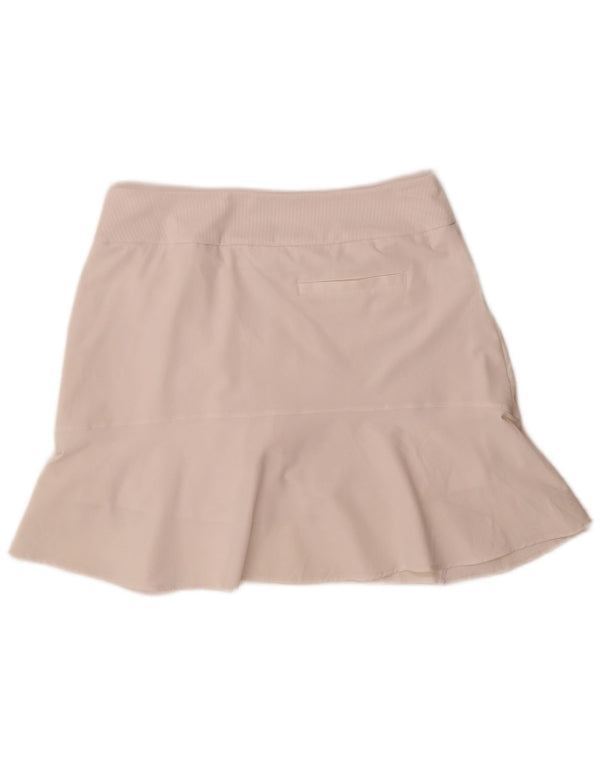 Adidas Damen Skort UK 14 Mittelweißes Polyester