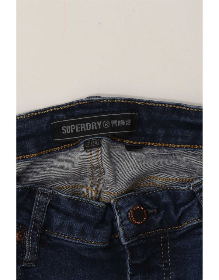 Superdry Damen Skinny Jeans W31 L30 Marineblau