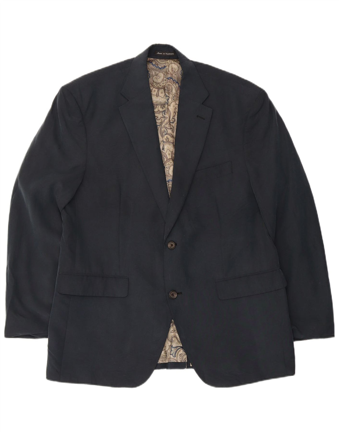 Ralph Lauren Herren-Blazer mit 2 Knöpfen, Gr. 40, Mittelmarineblau, Modal