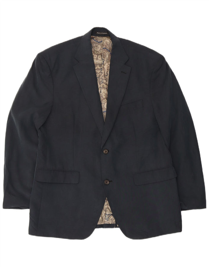 Ralph Lauren Herren-Blazer mit 2 Knöpfen, Gr. 40, Mittelmarineblau, Modal