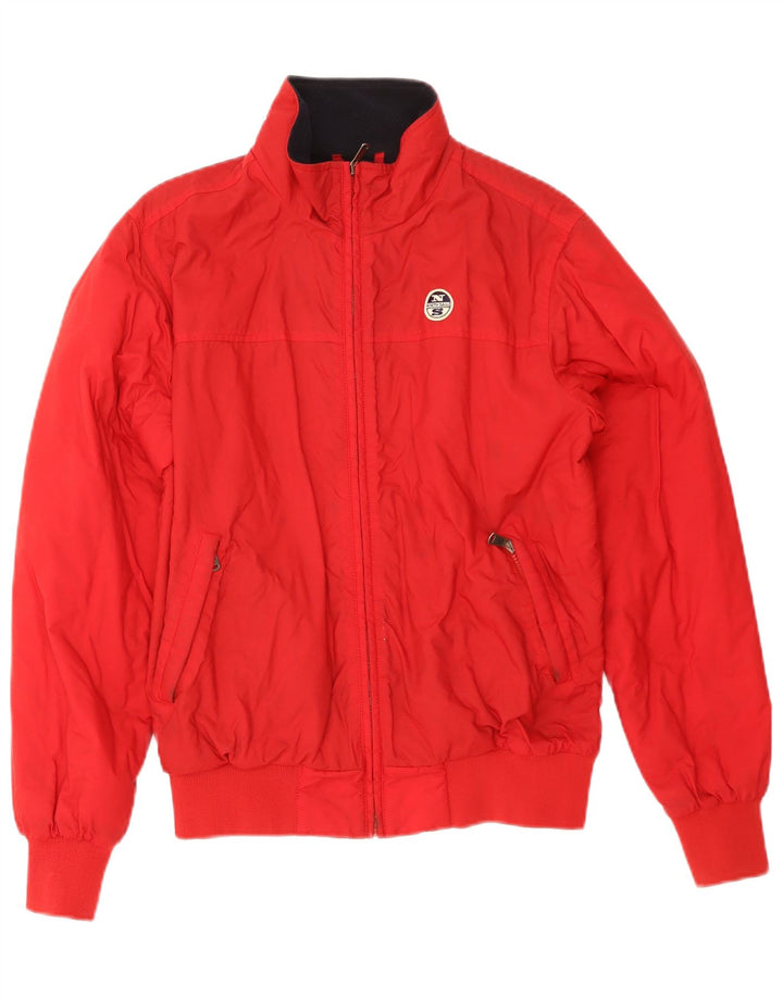 North Sails Bomberjacke für Jungen, 15–16 Jahre, rotes Polyester
