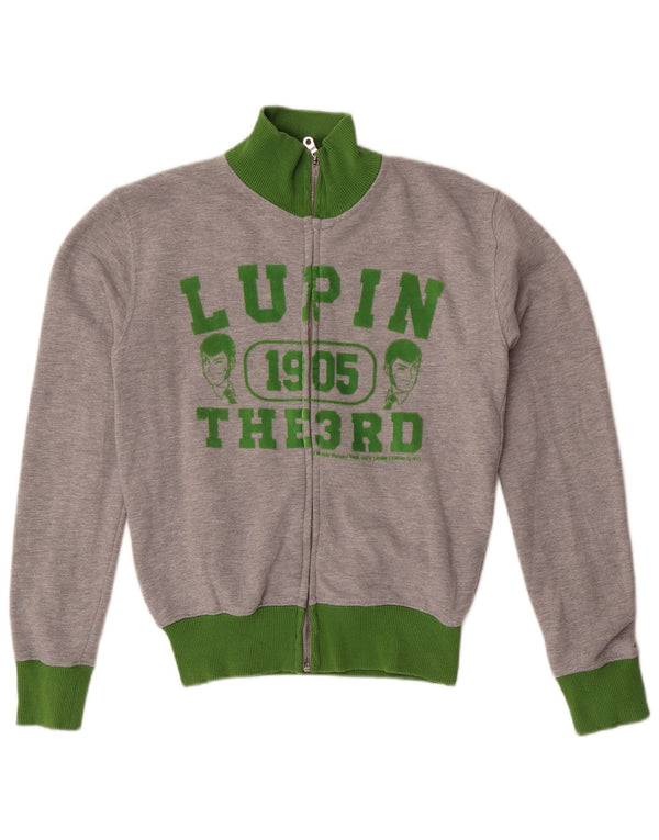 ST. Diego Herren Lupin 1905 Trainingsanzug Top Jacke Mittelgrau Farbblock