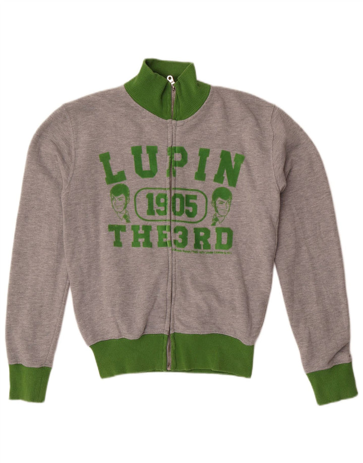 ST. Diego Herren Lupin 1905 Trainingsanzug Top Jacke Mittelgrau Farbblock