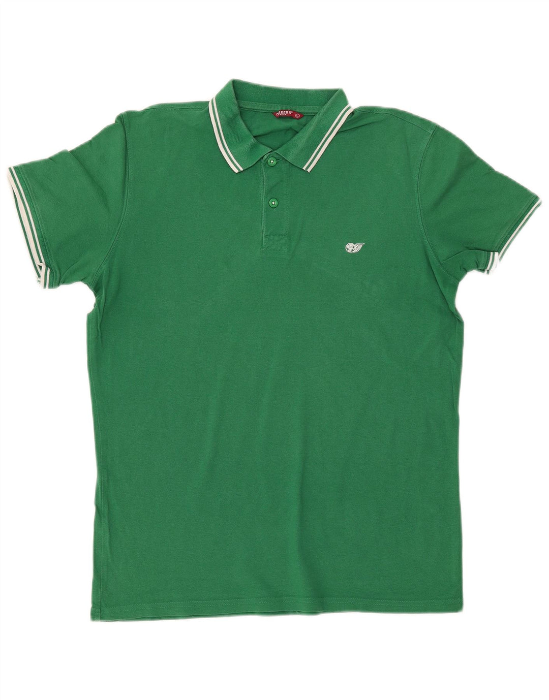 Carrera Herren-Poloshirt, große grüne Baumwolle