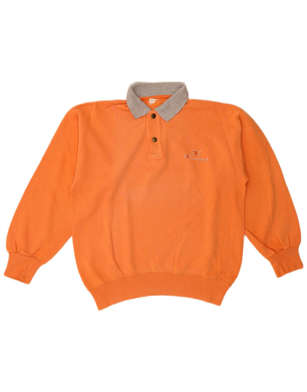 Champion Herren-Sweatshirt mit Rollkragen, Mittelorange