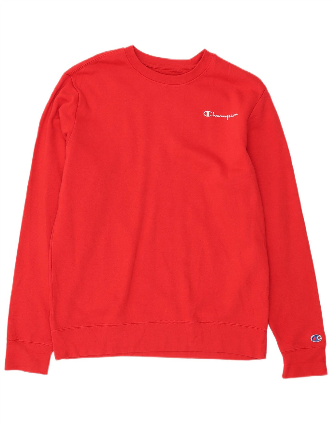 CHAMPION Mens Sweatshirt Jumper Medium Red Cotton