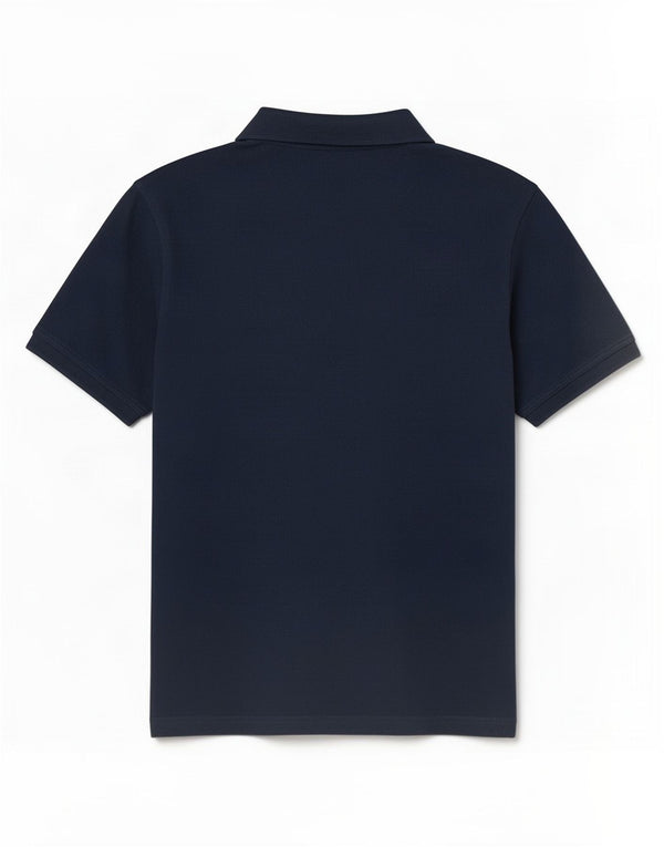 Pierre Cardin Herren-Poloshirt mit normaler Passform, 2XL, Marineblau, Baumwolle