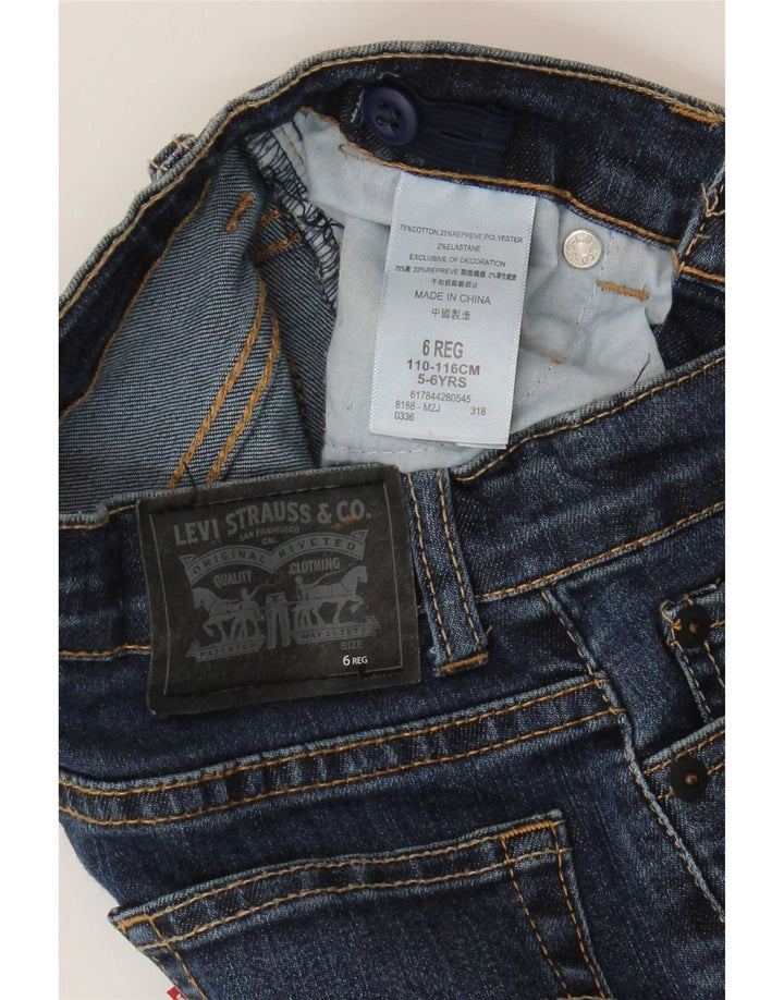 Levi's Jungen 511 Slim Jeans 5–6 Jahre W22 L20 Blaue Baumwolle