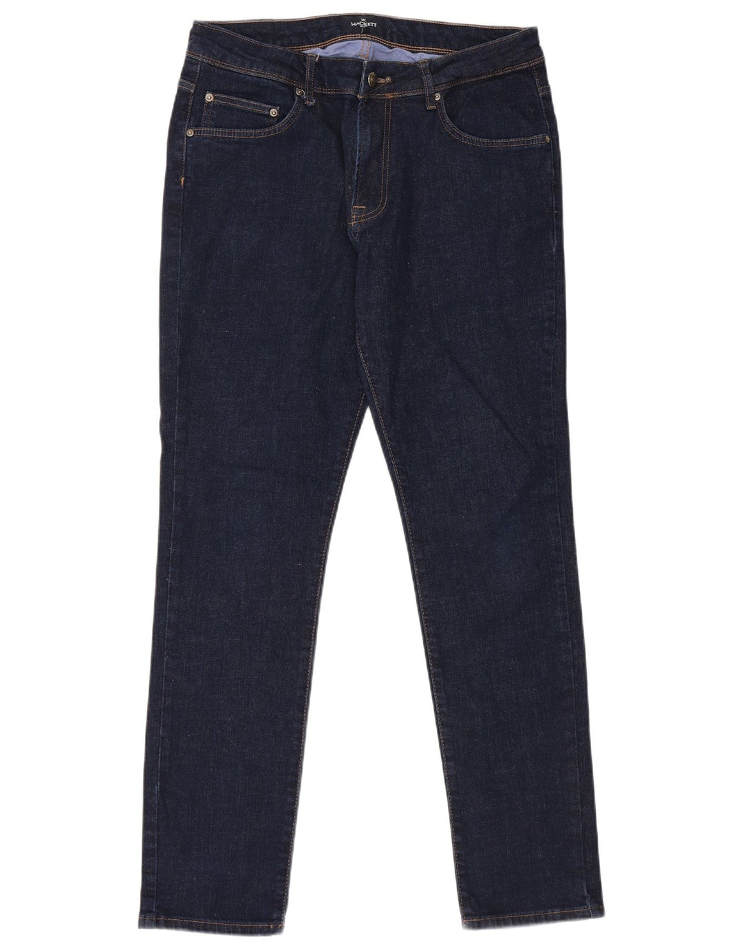Hackett Herren Slim Jeans W34 L31 Marineblaue Baumwolle