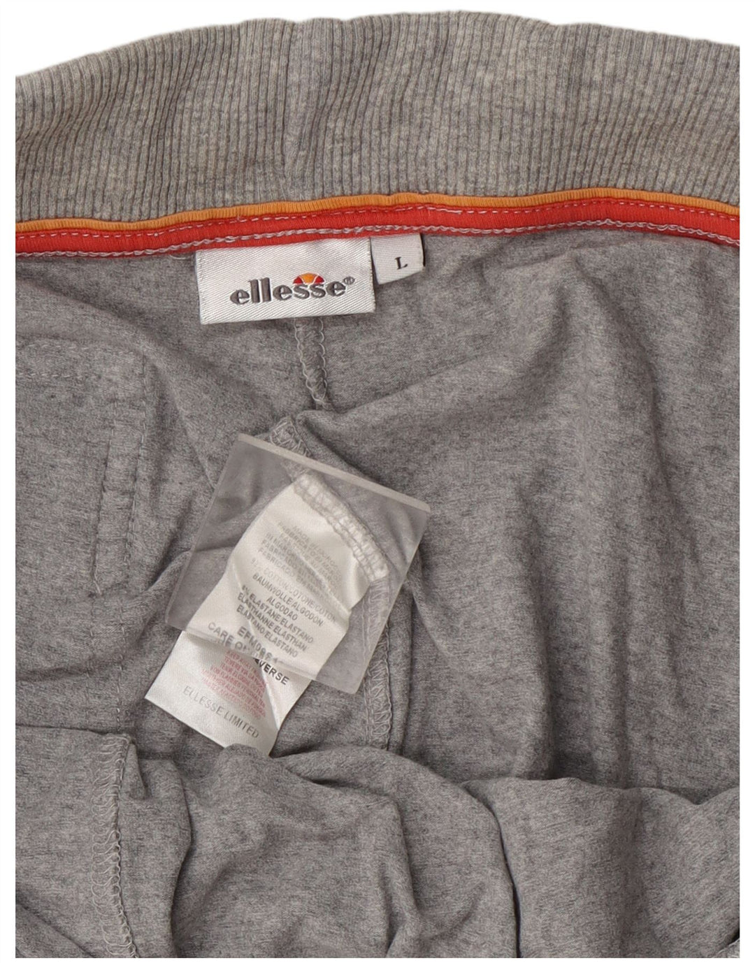 Ellesse Herren-Sportshorts, große graue Baumwolle