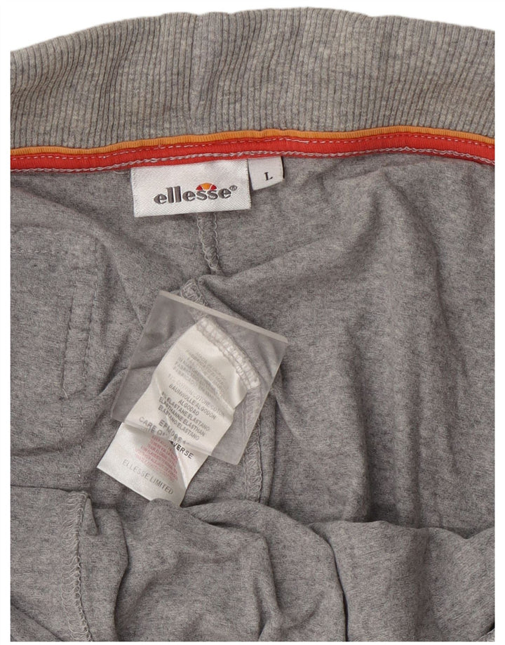 Ellesse Herren-Sportshorts, große graue Baumwolle