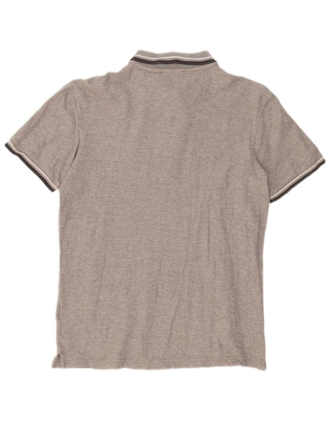 Fila Herren Poloshirt Small Grau gestreift