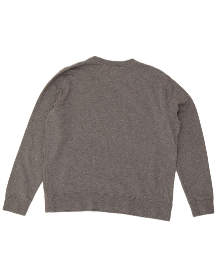 Marks & Spencer Herren-Sweatshirt mit Grafik, XL, graue Baumwolle