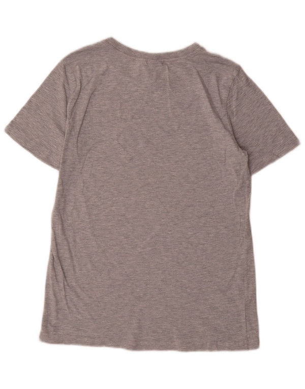 PUMA Jungen T-Shirt mit Grafik, 14–15 Jahre, Größe L, Grau, Baumwolle