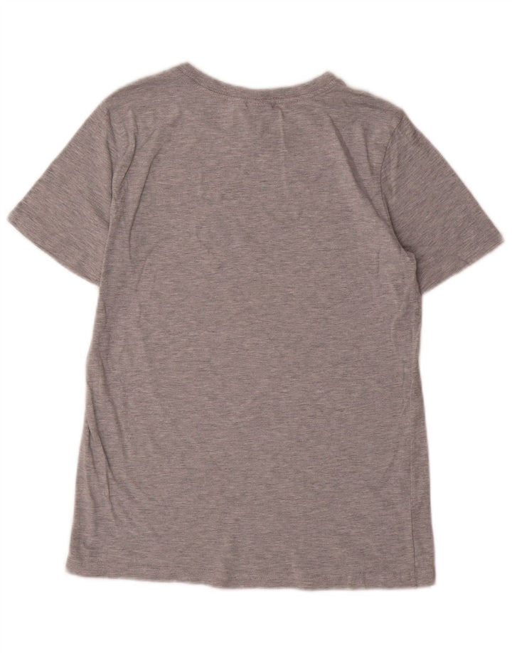 PUMA Jungen T-Shirt mit Grafik, 14–15 Jahre, Größe L, Grau, Baumwolle