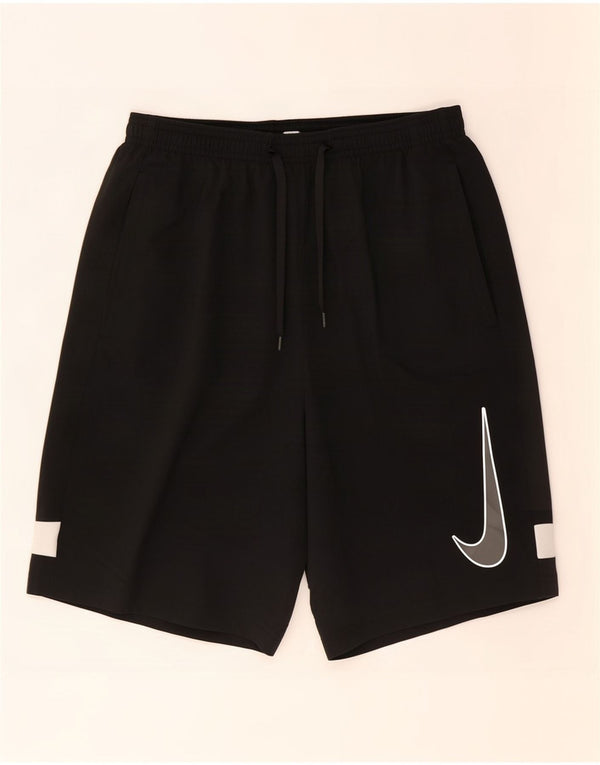 Nike Boys Dri Fit Graphic Sport Shorts 13–14 Jahre XL Schwarz Farbblock