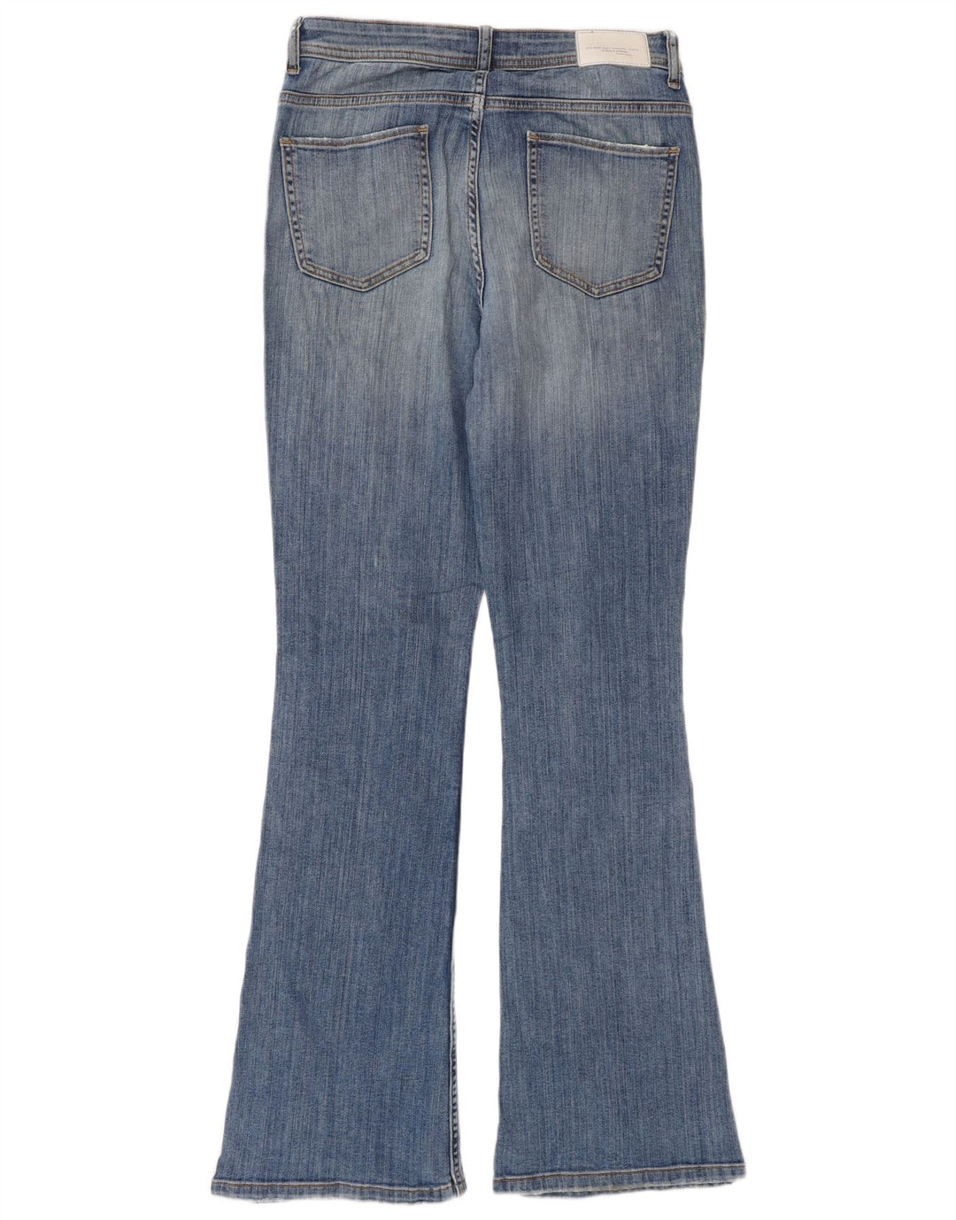 Zara Damen Schlagjeans EU 38 Small W28 L32 Blau