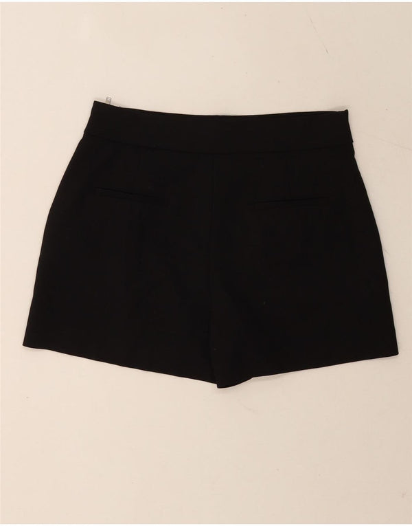 Zara Damen-Shorts mit hoher Taille, lässig, Größe L, W30, Schwarz