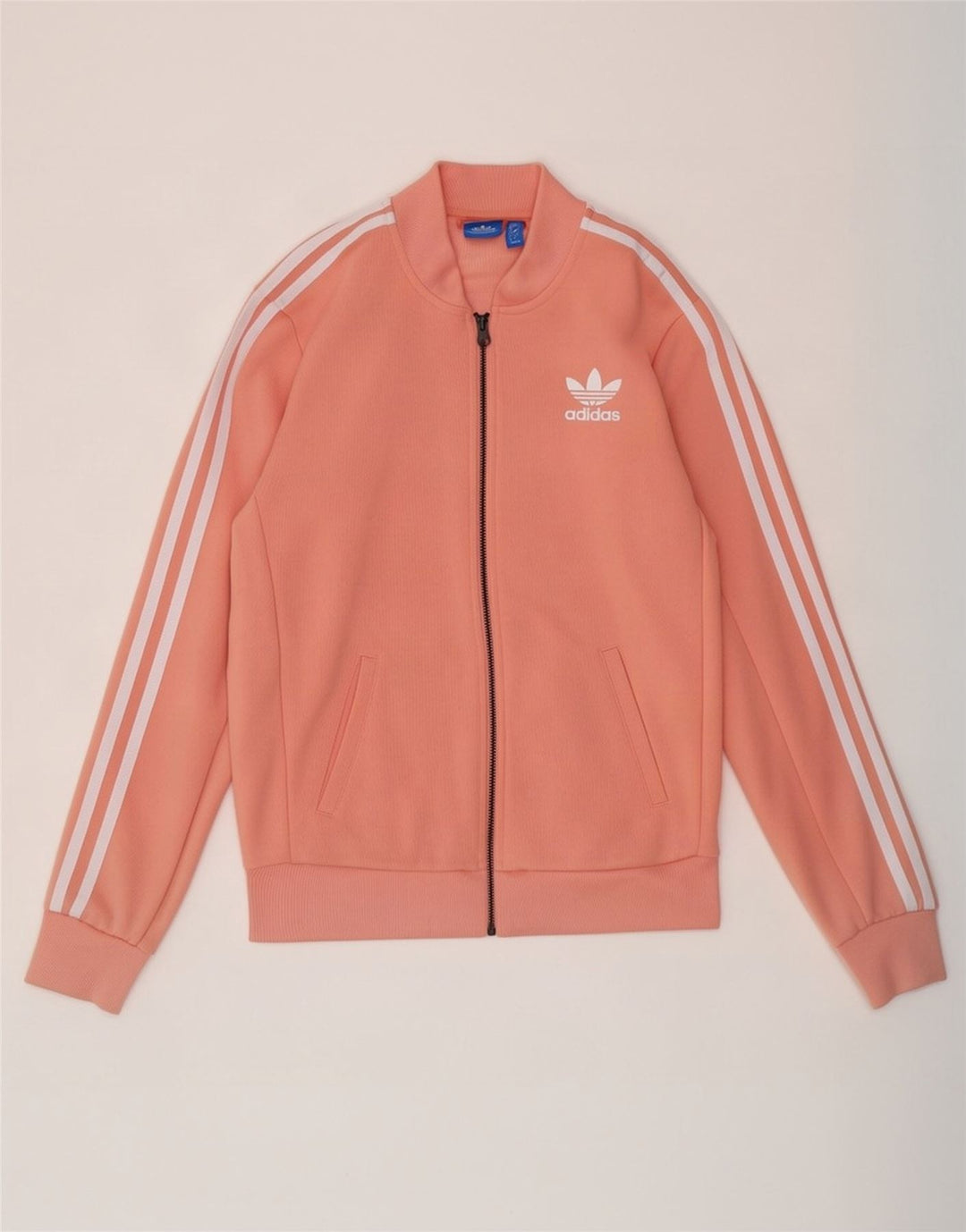 Adidas Womens Graphic Oversized Trainingsanzug Top Jacke UK 8 Small Pink