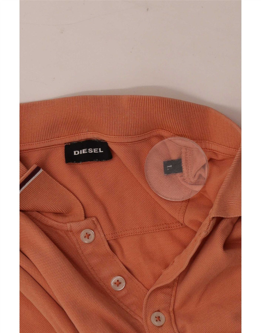 Diesel Herren Poloshirt Large Orange